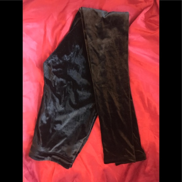 High rise velvet pants - Picture 3 of 3